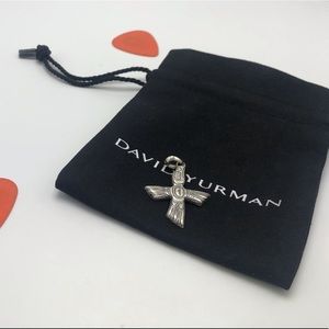 David Yurman Bird Cross Sterling Silver Pendant